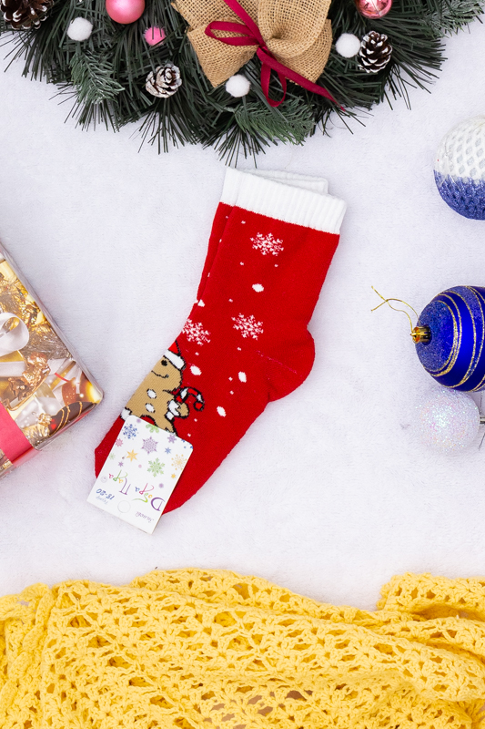 Шкарпетки дитячі "Новорічні" (зима)